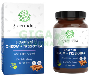 Green idea Bioaktivní chrom + prebiotika 60 tob.