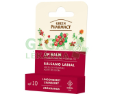 Green Pharmacy Balzám na rty Brusinka SPF10 3,6g