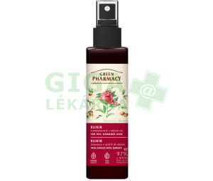 Green Pharmacy Elixír pro suché a poškozené vlasy granátové jablko 150ml