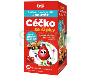 GS Céčko se šípky želatinky bez cukru 50ks dárek 2025