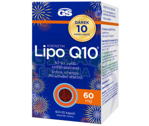 GS Koenzym Lipo Q10 60mg cps.60+10 dárek