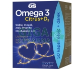 GS Omega 3 Citrus+D cps.100+50 dárek 2022 ČR/SK