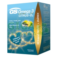 GS Omega 3 Citrus s vit.D cps.100+50 dárek 2020 ČR/SK