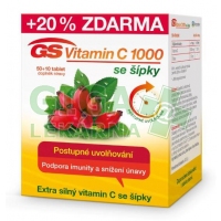 GS Vitamin C1000 + šípky tbl.50+10