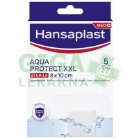 Hansaplast Aquaprotect XXL elas.náplast 8x10cm 5ks