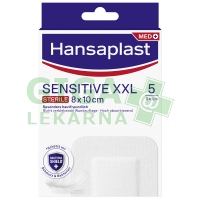 Hansaplast Sensitive XXL elast.náplast 8x10cm 5ks