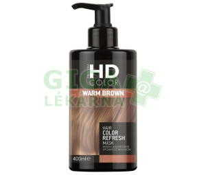 HD Maska na oživení barvy vlasů warm brown 400ml