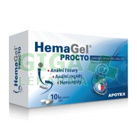 Fotka HemaGel PROCTO čípky 10ks Obrázek HemaGel PROCTO čípky 10ks