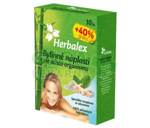 Herbalex bylin. detoxik. náplasti 10ks +40% gratis