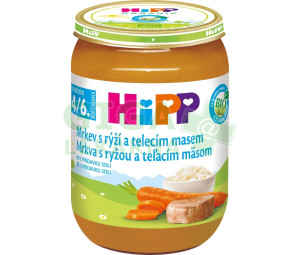 HiPP BABY BIO Mrkev s rýží a tel.mas. 190g