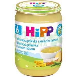 HiPP Baby Menu BIO Zeleninová polévka s kuřecím masem 190g