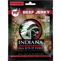 INDIANA Jerky hovězí, Hot & Sweet, 25g
