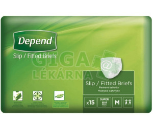 Inkont.kalh.abs.prodyš.DEPEND Slip Super M 15ks