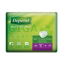 Inkont.kalh.abs.prodyš.DEPEND Slip Super Pl.M 15ks