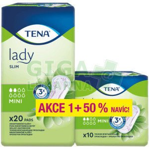 Inkont.vlož.TENA Lady Slim Mini +50% navíc 760293