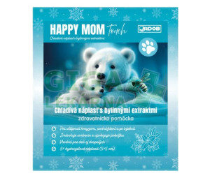 Jadob HAPPY MOM Touch chladivá náplast s bylinnými extrakty 5x5cm 5ks
