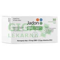 Jadon oil caps CBD s konop.olej.15mgCBD+B12 cps.30 (450 mg)