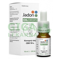 Jadon oil drops konopný olej CBD 10% 10 ml (1000 mg)