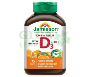 JAMIESON D3 2500IU pomeranč cucací tbl.75