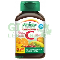 JAMIESON Vitamín C 500mg 3 ovocné přích.tab.100+20