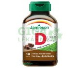 JAMIESON Vitamín D3 1000 IU cucací Čokoláda tbl.100