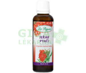 Jeřáb ptačí 50ml Originální bylinné kapky Dr.Popov
