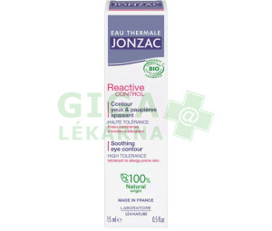 Jonzac Reactive Zklidňující oční krém 15ml BIO