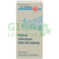 Obrázek Kalium chloratum DHU 200 tablet D6 (No.4)