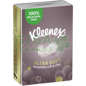 Obrázek KLEENEX Kapesníky papírové Ultra Soft Mini 10x7ks