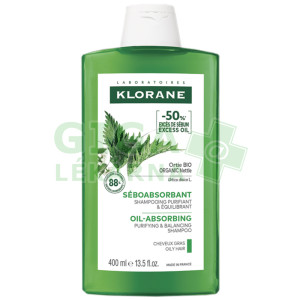 Klorane Šampon s BIO kopřivou mastné vlasy 400ml