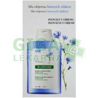 Obrázek KLORANE Šampon pro objem se lnem 200ml