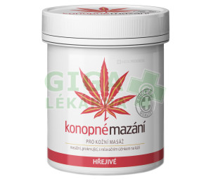 Konopné mazání hřejivé 250ml
