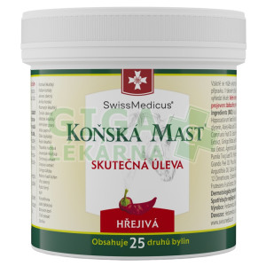 Koňská mast hřejivá 500ml Herbamedicus