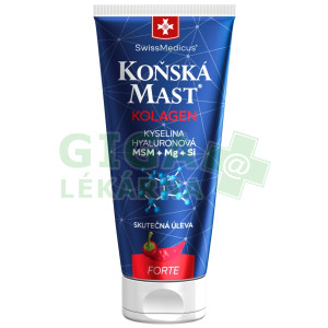 Koňská mast s kolagenem forte hřejivá 200ml
