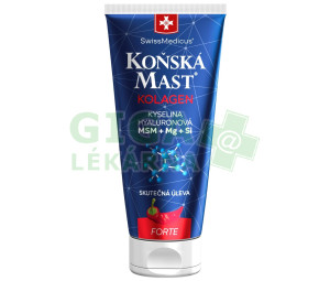 Koňská mast s kolagenem forte hřejivá 200 ml