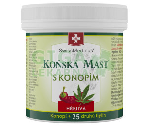 Koňská mast s konopím hřejivá 250ml