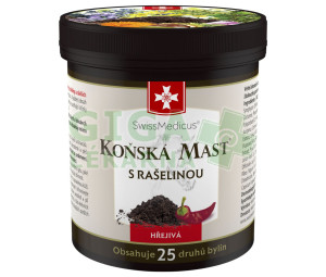 Koňská mast s rašelinou hřejivá 250 ml