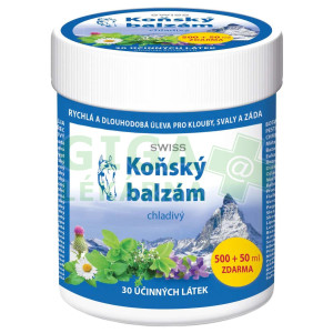Koňský balzám SWISS chladivý 500+50ml