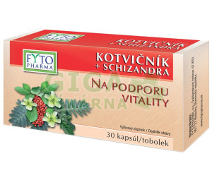 Kotvičník+Schizandra tob.30 na podp.vitality Fyto