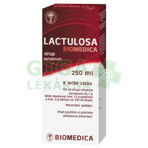 Lactulosa sirup 250ml Biomedica