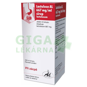 Fotka Lactulose AL sirup 200ml Obrázek Lactulose AL sirup 200ml