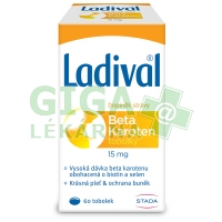 Ladival Beta Karoten 15mg 60 tobolek