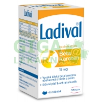 Fotka Ladival Beta Karoten 15mg 60 tobolek Obrázek Ladival Beta Karoten 15mg 60 tobolek