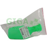 Láhev na moč s uzávěrem v PE sáčku zelená