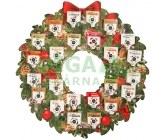 Obrázek LEROS Adventní věnec s bylinkovými čaji 24 sáčků