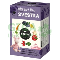 LEROS Dětský čaj Švestka 20x2g