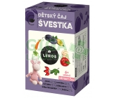 LEROS Dětský čaj Švestka 20x2g