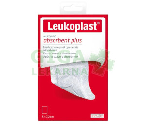 Leukomed Sorbact pooperační antimikrobiální krytí s transparentním voděodolným filmem 5x7.2cm 50ks