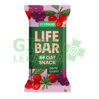 Lifefood Tyčinka Lifebar Oat snack ovocný 40g BIO