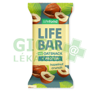 Lifefood Tyčinka Lifebar Oat snack protein l. oříšky 40g BIO